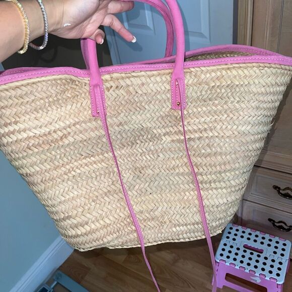 JACQUEMUS Pink Le Grand Panier Soleil Tote Bag JACQUEMUS Le Grand Panier Soleil - Picture 5 of 16